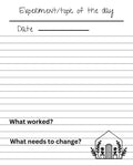 Homesteading Log Book