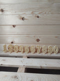 Beeswax Birthday Number Candles