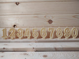 Beeswax Birthday Number Candles