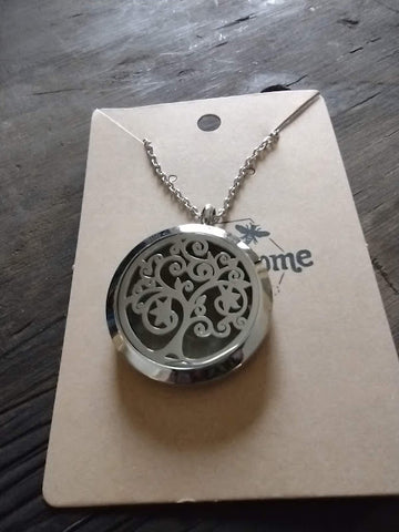 Personal Diffuser Tree of Life Necklace - Hypoallergic Stainless Steel