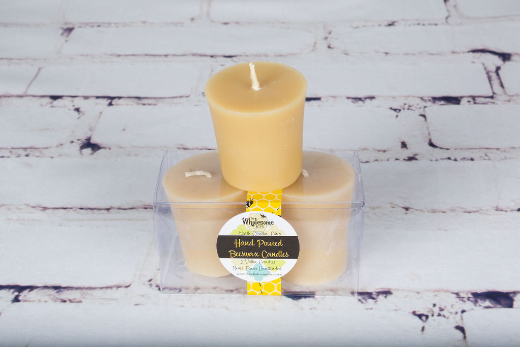 Mole Hollow 8 Inch Beeswax Candle Pair  THE HIVE: CHICAGO'S BEEKEEPING  SUPPLY STORE